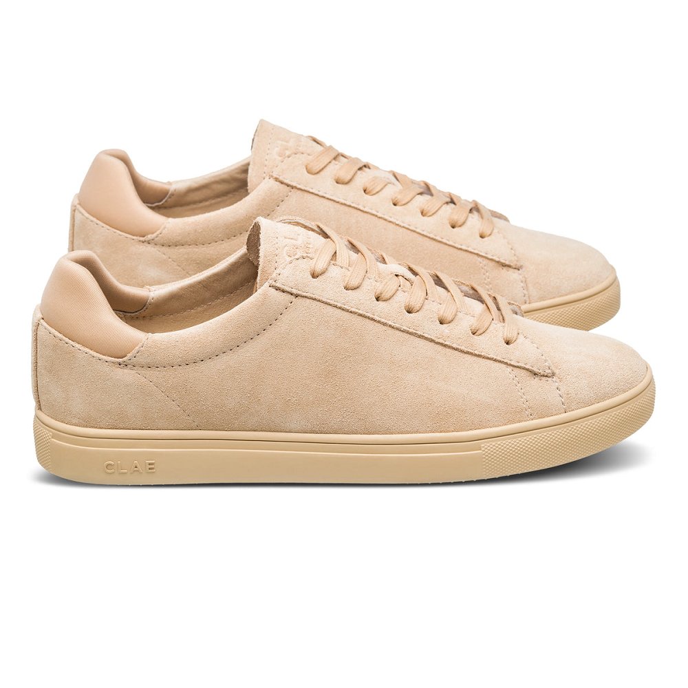 CLAE BRADLEY Shoes Womens USA469-E58 In Vanilla Suede